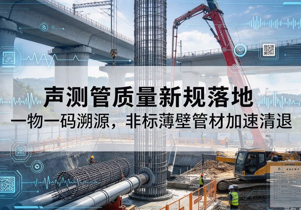 五台声测管质量新规落地，一物一码溯源，非标薄壁管材加速清退